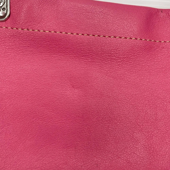 Brighton “JODI” Pink/Mauve Satchel/Tote Stitched Heart - Picture 7 of 12